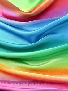 1入組女性時尚緞面方巾，適用於日常佩戴、配飾和頭巾