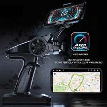 MJX Hyper GO 16207, Remote Control Car 62KM/H with Brushless Motor, 2 Batteries, RC Buggy Gifts for Adults, Top Speed 4WD 1:16 RC Truck with 3S Battery, Gift for Boy (RTR) - Màu xanh lam - Xem 6