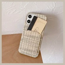 编织图案防震保护手机壳适用于 iPhone 1615 14 14 12 11 Pro Max X XR XS Max 7 8 15 14 Plus 带卡夹 - 彩色 - 查看 7