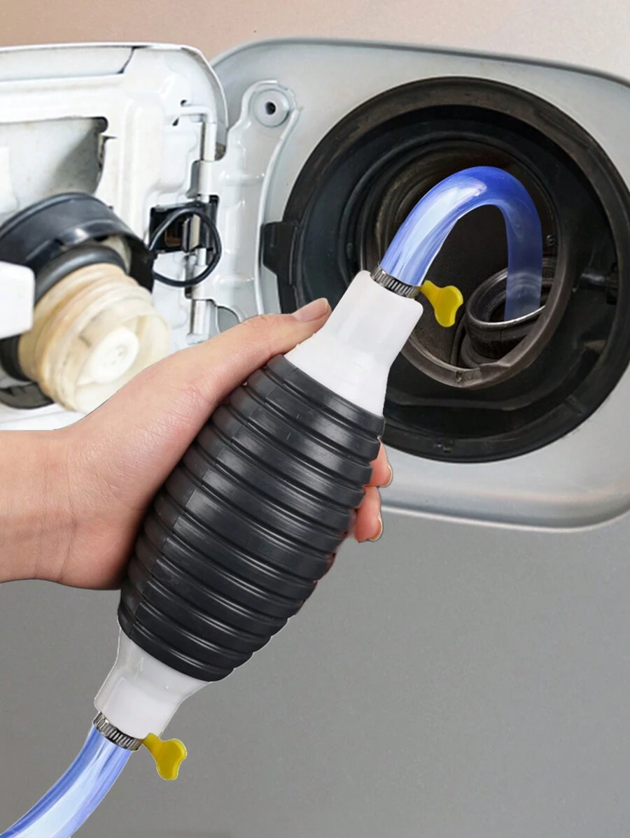 1入組汽車緊急油液抽取器 - 黑色 - 查看 1