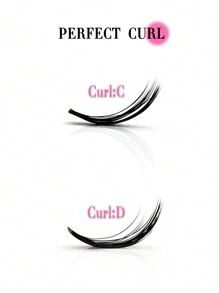 Miss Wink 30D+40D Mi Giả Riêng Lẻ 12-16mm Hỗn Hợp 240 Chiếc Mi Giả Tự Nhiên & Mềm C/D 0.07mm Làm Thủ Công Cho Trang Điểm Hàng Ngày Mi Giả Sợi Cong Riêng Lẻ Phong Cách Anime - màu đen - Xem 7