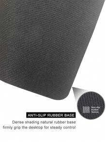 Mouse Pad rotund, roz, nisip, cu litere engleze imprimate - Multicolor - Vizualizare 5