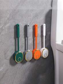 1 件壁挂式马桶清洁刷，无需钻孔，无盲点，高端卫浴工具