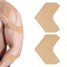 運動功能膠帶,肌肉粘彈力運動膠帶,預先切割的v形肌肉膠帶,籃球健身馬拉松,膝蓋護墊肌肉kinesio膠帶