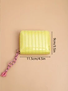 1 件女士小短錢包,女孩最喜歡的持卡錢包和零錢包,新款,送給女孩和女士的生日禮物