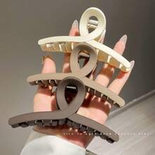 11厘米高级哑光蟹爪法式复古大号发夹，女士魅力十足 - 彩色 - 查看 4