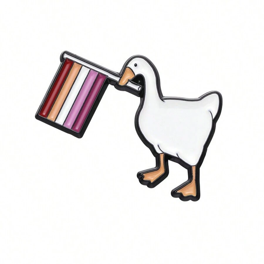 批發彩虹&國旗&卡通鴨子&心形&女孩英文徽章&蝴蝶形合金胸針,附註有英文詞語