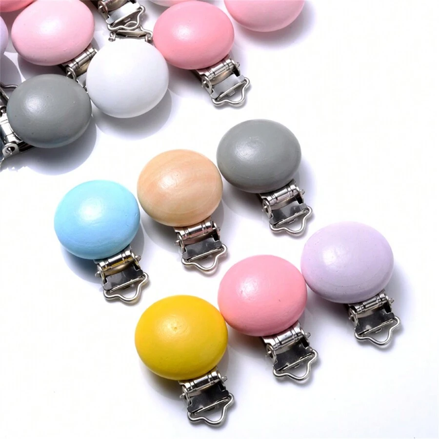 5pcs Wooden Clip For Diy Jewelry Making - Multicolor - View 1