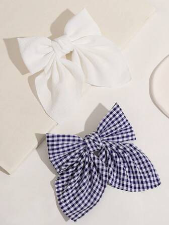 2 pièces Barrettes à cheveux en forme de nœud mignon, accessoires pour la Saint-Valentin, barrettes pour les cheveux, pinces pour cheveux