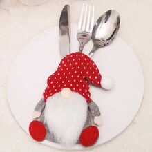 1 件聖誕節創意 3d 刀叉收納袋 - 彩色 - 查看 10