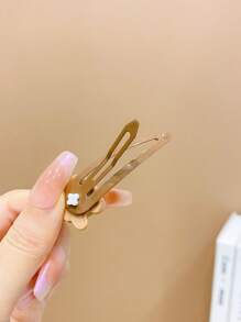 20入組女孩可愛的卡通小熊造型短髮夾