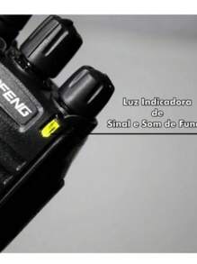 Kit 6 Radio Comunicador Walk Talk 16 canais 12km Baofeng BF-777S - Preto - Visão 10