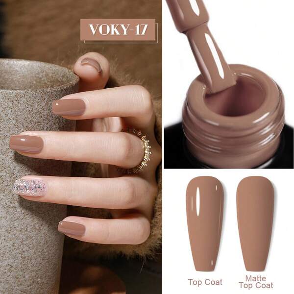 VOKY 72 Color Optional Gel Nail Polish Gel 7ML Color Gel Nail Polish Long-Lasting Nail Gel Soak Led/UV Gel Nail Polish Nail Art Nail Salon Home Gift For Women