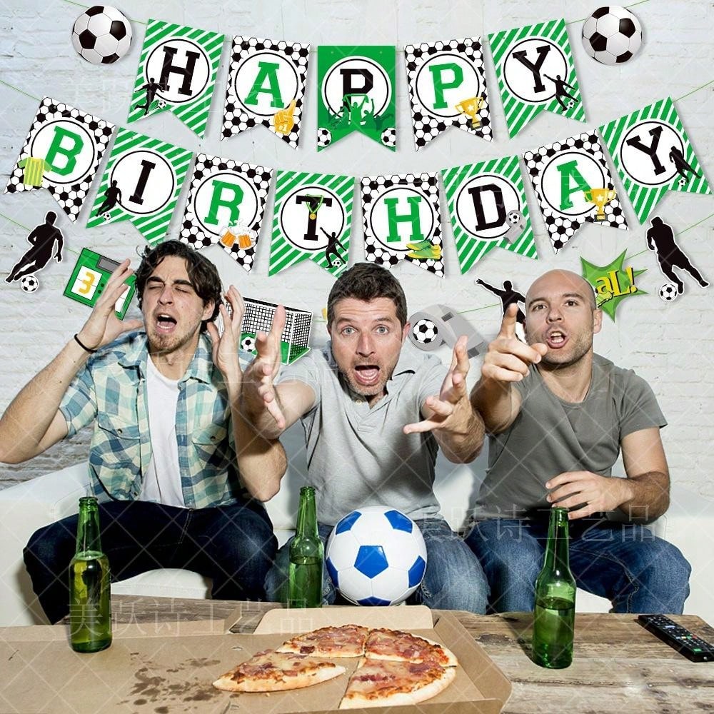 Décoration Gâteau Football Dekora - 7 Figurines Joueurs, 2 Buts Et 1 Ballon - Thème Sport Anniversaire