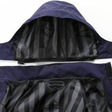 Men's Lightweight Waterproof Hooded Rain Jacket Outdoor Raincoat Shell Jacket For Hiking Travel