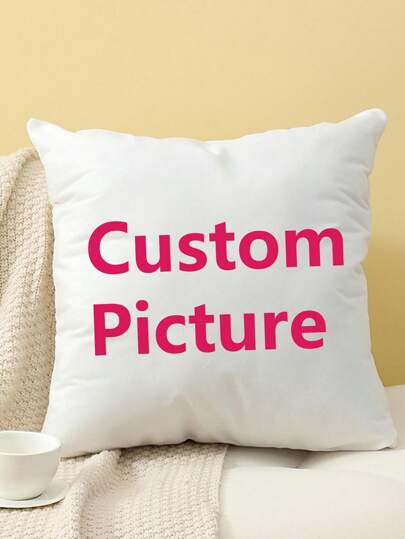 1PC Custom Cushion Cover,DIY Customized Throw Pillow Home Decorative,Square Wedding Pet Baby Mother's Day Gift Print Pillowcase Love,Soft Custom,Unique,Personalized Ideal Gift,Customized Kids Pillows,Easy Comfort,Christmas Gift Supplies