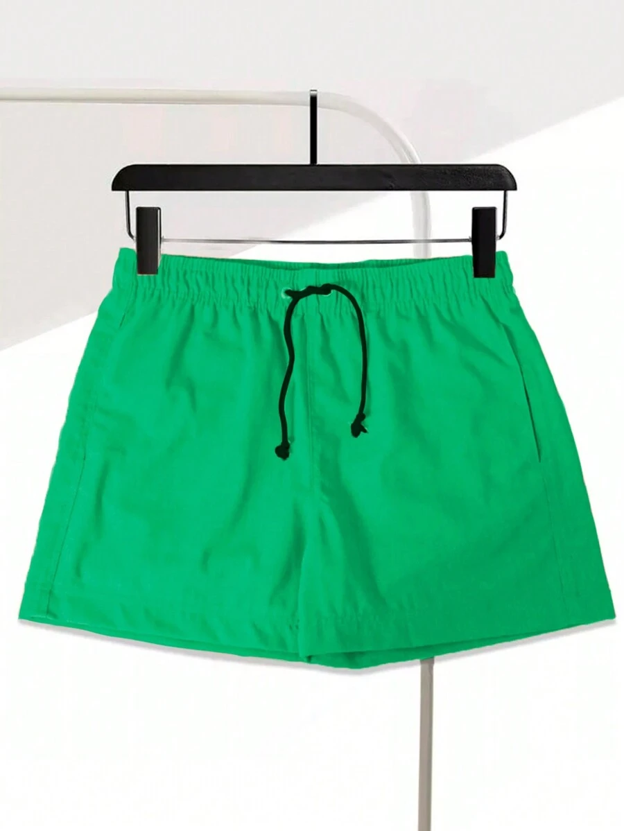 Men Plus Size Shorts - màu xanh lá - Xem 1