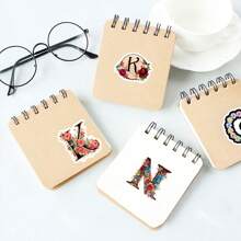 65pcs Floral Letter Stickers, Aesthetic Graffiti Vinyl Waterproof Stickers, Suitable For Water Bottles, Laptops, Phones, Skateboards, Guitars, Luggage, Scrapbooks, Helmets, Party Decorations And Gifts - Multicolor - View 7