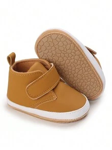 新生兒純色軟膠底休閒運動鞋運動鞋