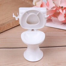 1pc Dollhouse Furniture Vintage Bathroom Toilet Miniature Toy Doll Accessories,Toy Toilet,Dollhouse Miniature Furniture,Dollhouse Bed,Potty,Doll Accessories,Dolls House Furniture,Doll Chair,Chicken Toilets,Bed