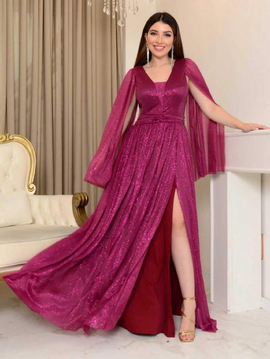 Bridesmaid Dresses - 紅木色 - 查看 1