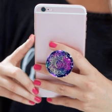 6 Packs Universal Expanding Phone Mount Grip Holder For Cellphone,Collapsible Stand Foldable Cell Phone Stand - Black - View 6