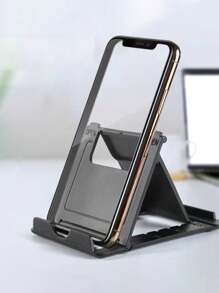 1入組多角度旋轉和可折疊的懶人手機架 - 黑色 - 查看 4