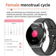 ECG Smart Watch With HRV/ Blood Glucose / Heart Rate / SPO2 / Blood Pressure /Temp /Sleep /Pressure Monitor, Exercise Watch with Sports Modes for Male And Female Elderly People - Silver - View 5
