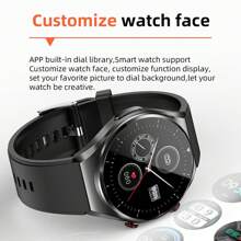 ECG Smart Watch With HRV/ Blood Glucose / Heart Rate / SPO2 / Blood Pressure /Temp /Sleep /Pressure Monitor, Exercise Watch with Sports Modes for Male And Female Elderly People - Silver - View 11