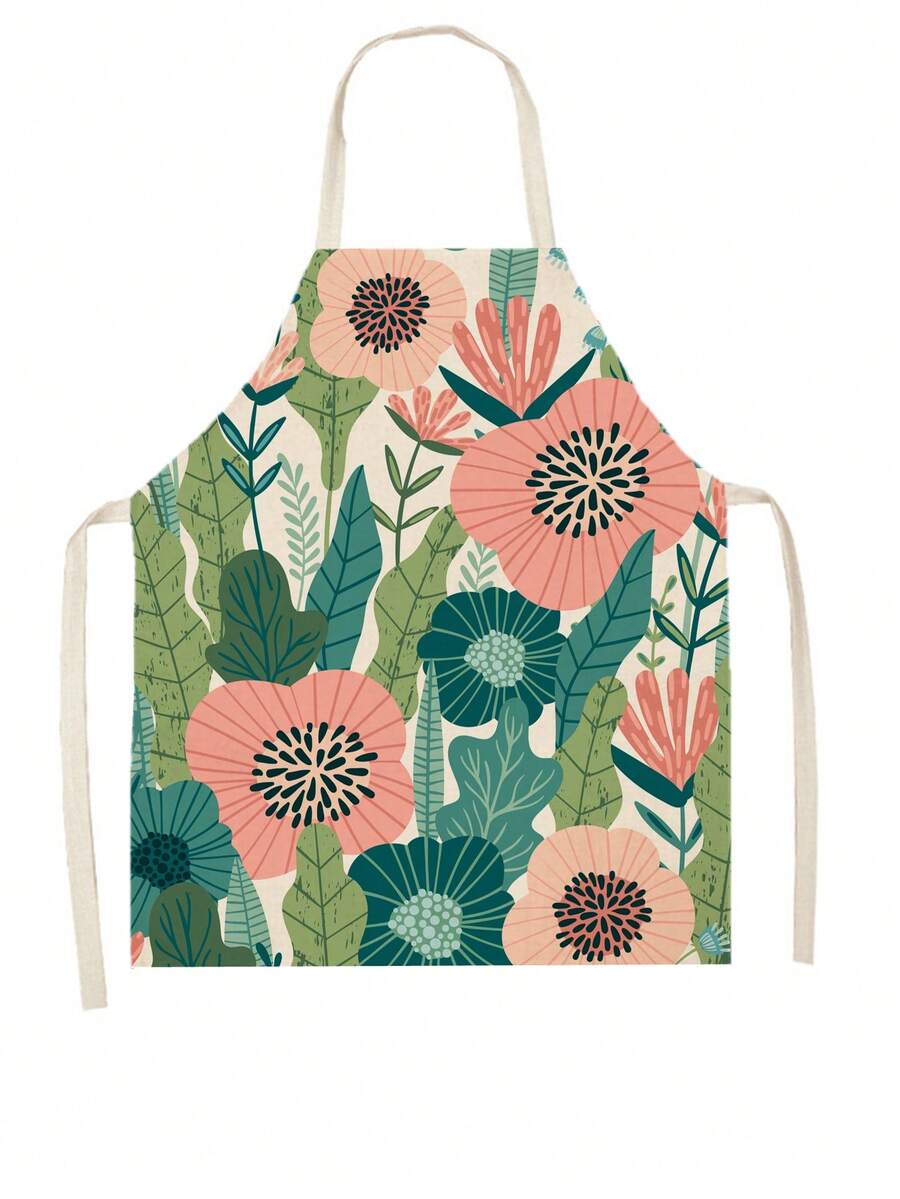 Tạp dề Đồ họa - Màu be - Xem 1