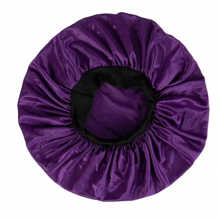 Gorro De Satín Para Hombres, Gorro Para Dormir Reversible, Gorro De Satín Para Cabello, Gorros De Satín Para Dormir Para Todo Tipo De Cabello - Morado - Ver 1