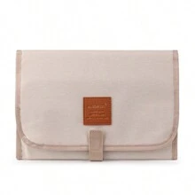 便携式尿布袋多功能妈咪包，便携式尿布袋尿布巾尿布袋储存尿布袋 - 米色 - 查看 8