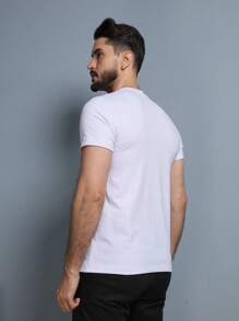 Men T-Shirts - 白色 - 查看 4