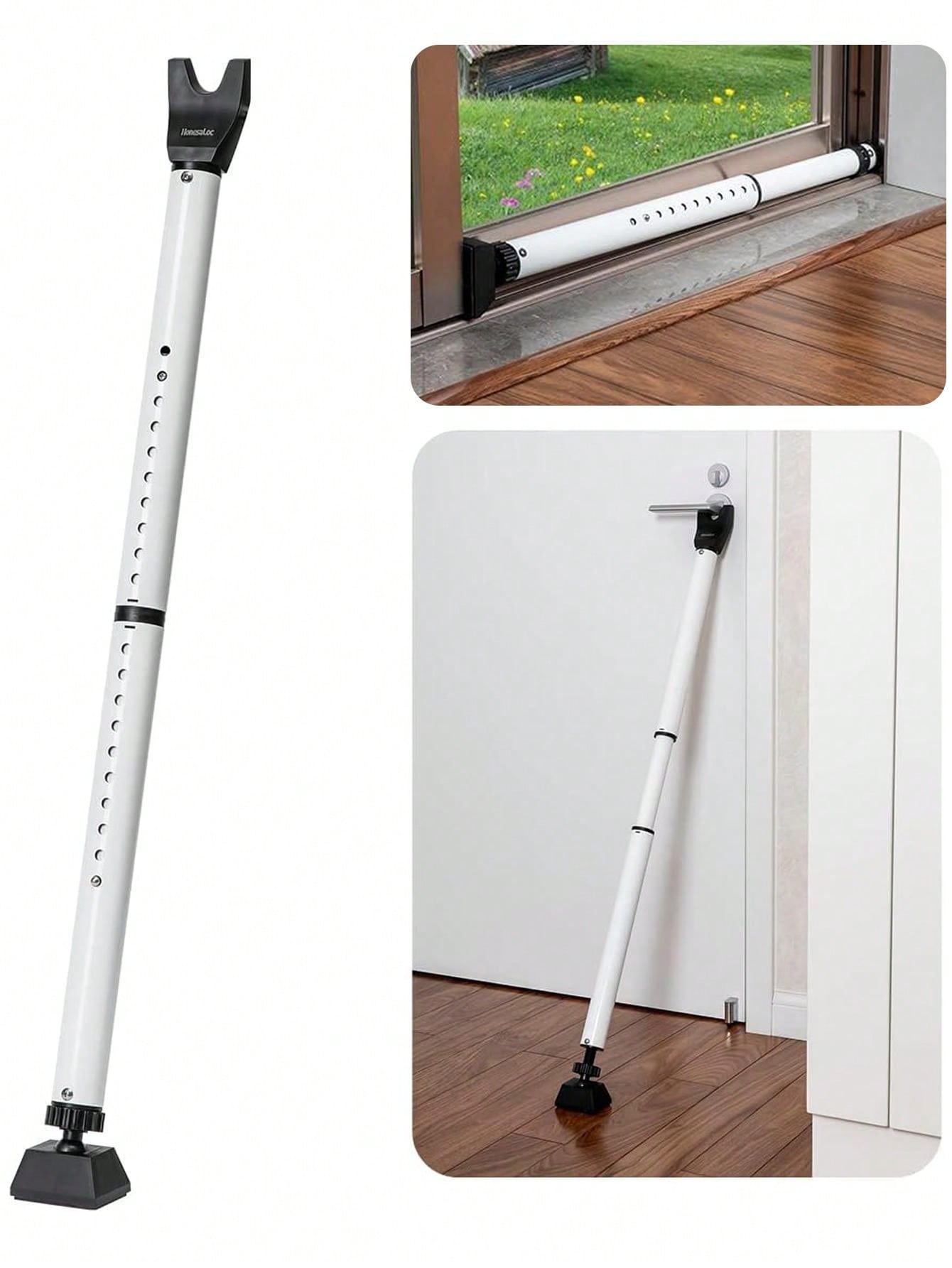 Upgraded 2in1 Door Security Bar & Sliding Patio Door Blocker, Heavy