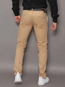 Men Pants - Beige - View 2