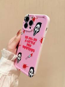 可兼容iPhone 13 Pro Max、iPhone 15、iPhone 12、iPhone 11、iPhone 14、iPhone XS Max和iPhone Women Plus的粉色或白色矽膠保護套