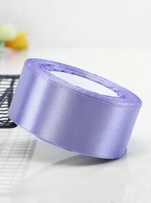 4cm Purple Satin Ribbon, Diy Ribbon Rose Making Material, Party Gift Wrapping Decoration - Mauve Purple - View 2