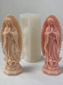 1pc Silicone Mold For Candle Aroma, Human Body Shape For Diy Plaster Decoration, Cement And Resin Crafting. Better Price For 2pcs.