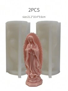 1pc Silicone Mold For Candle Aroma, Human Body Shape For Diy Plaster Decoration, Cement And Resin Crafting. Better Price For 2pcs.