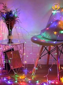 Tira de luces LED con 100 focos 10M - Amarillo - Ver 3