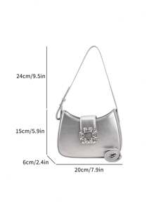 This Year's Popular And Unique Design Armpit Bag, Stylish And Versatile, Suitable For Traveling, Shoulder Or Crossbody Women's Saddle Bag