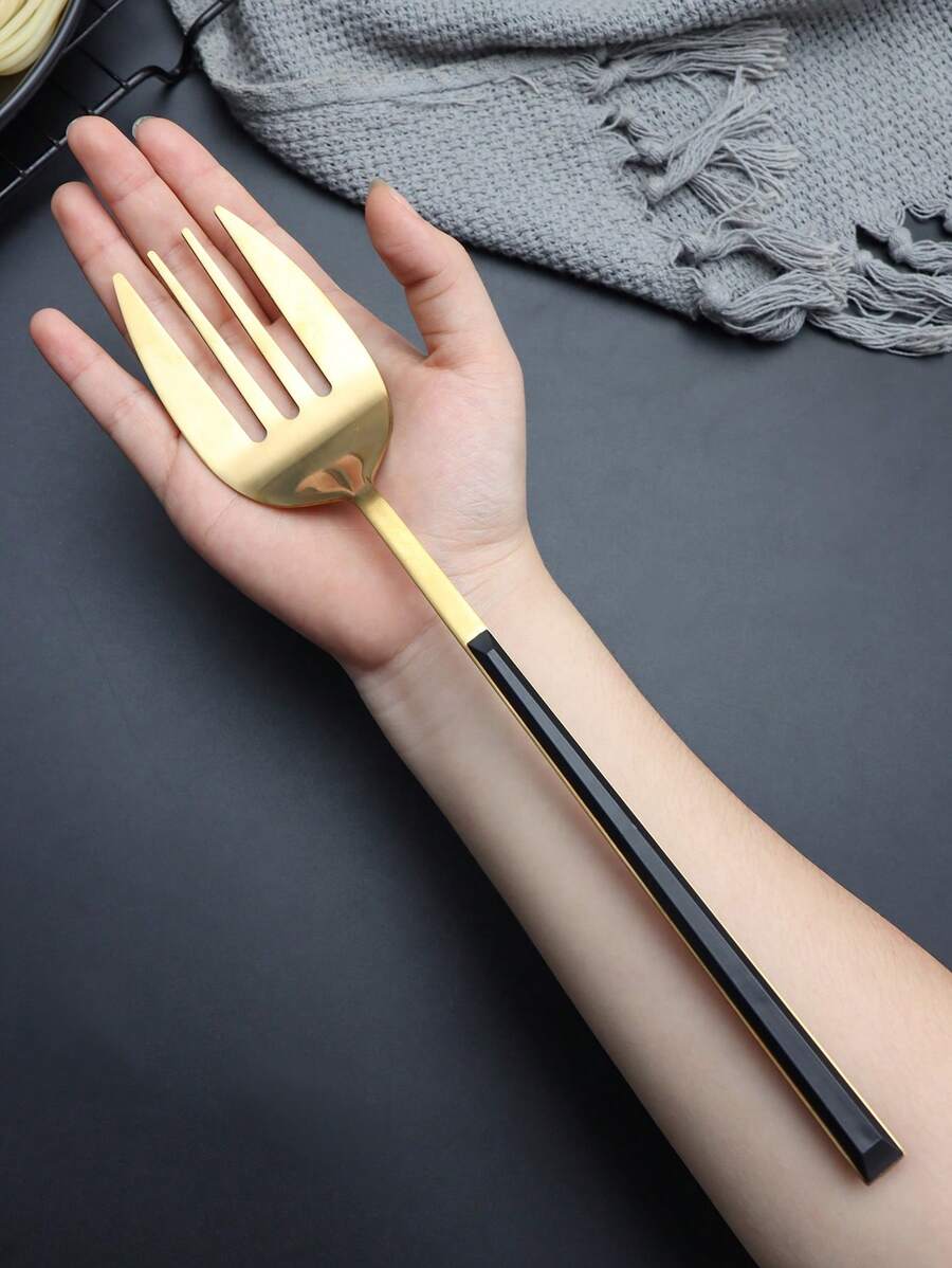 フォーク スプーン 大型 2点セット 家庭用 ステンレス スチール 調理用具 SHEIN JAPAN