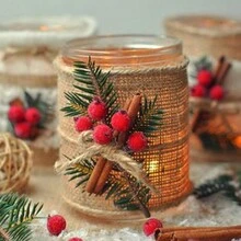 1pc 10m Natural Fiber Fabric Ribbon Burlap Diy Material For Christmas Tree Decoration, Gift Wrapping - Brown - View 6