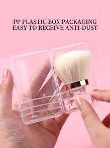 Cọ làm sạch thiết kế hoa hình nấm Aroma Nail Art Dust Powder Remover Brush với đế pha lê Acrylic Cọ phủ phấn đơn màu vàng cho móng tay Cọ trang điểm nền Dụng cụ làm đẹp - Màu vàng - Xem 4