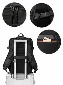 背包 男士商务背包 多功能 大容量 功能性笔记本电脑包 大学生书包 女式户外休闲 适合工作和学校使用 防水 多口袋 防盗口袋 多功能 工作旅行 商务 徒步旅行 露营 男女皆宜 节日商店 圣诞节配件 圣诞包 行李箱 大钱包 旅行收纳袋 旅行用品 男士礼物 - 黑色 - 查看 7