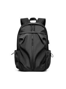 背包 男士商务背包 多功能 大容量 功能性笔记本电脑包 大学生书包 女式户外休闲 适合工作和学校使用 防水 多口袋 防盗口袋 多功能 工作旅行 商务 徒步旅行 露营 男女皆宜 节日商店 圣诞节配件 圣诞包 行李箱 大钱包 旅行收纳袋 旅行用品 男士礼物 - 黑色 - 查看 9