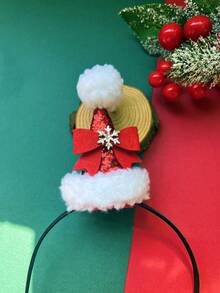 1入組聖誕派對頭飾羊毛帽和頭帶