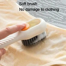 1pc Random Color Shoes Brush With Soft Bristles, Suitable For Students Dormitory Washing Shoes Automatically With Laundry Detergent - Multicolor - View 4