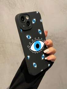 Coque de téléphone portable à motif yeux - Multicolore - Voir 2