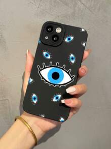 Coque de téléphone portable à motif yeux - Multicolore - Voir 1